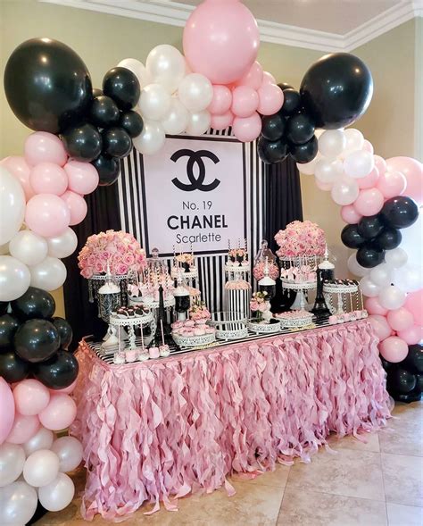 chanel themed party|chanel party decor ideas.